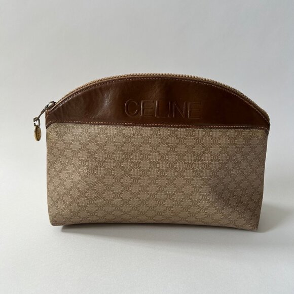 VINTAGE MACADAM PVC LEATHER POUCH - Picture 3 of 10